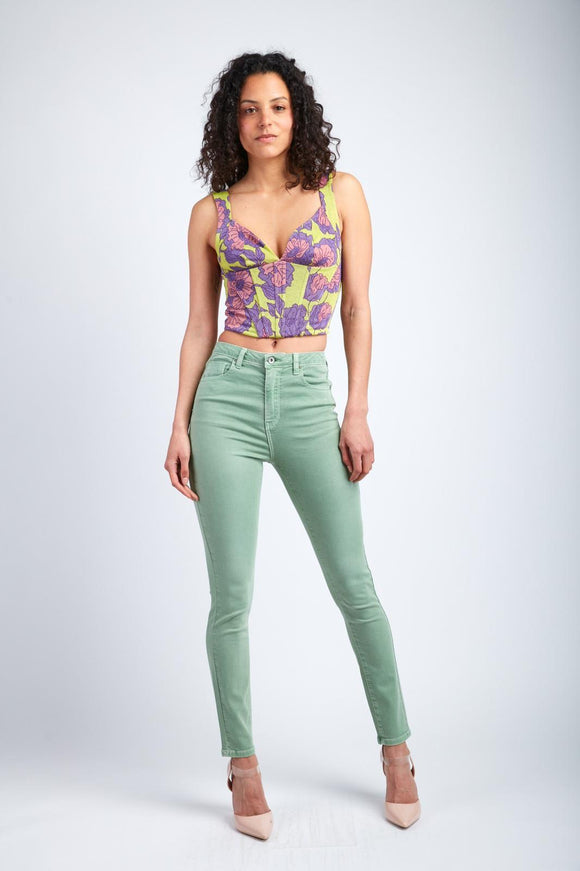 Green Skinny Jeans – L's Boutique Magherafelt