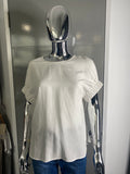 White Blouse with elasticated Sleeve