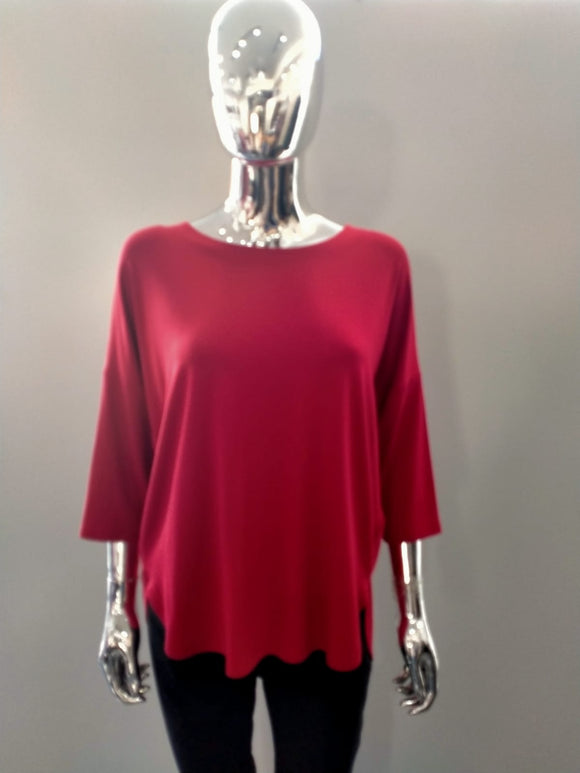 Red lightweight Top