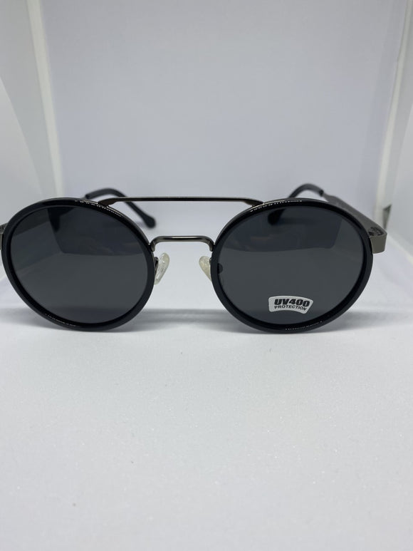 JG25 Round Black small framed sunglasses